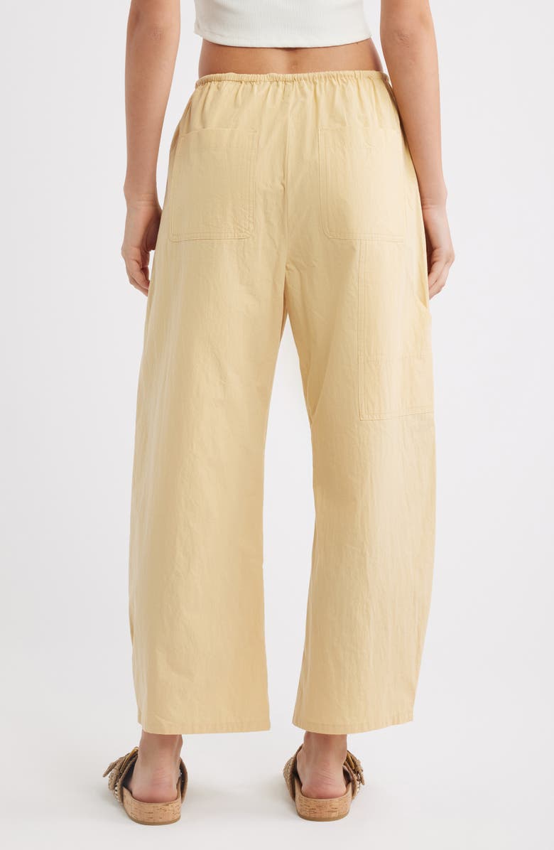 Pistola Theo Cotton Drawstring Pants, Alternate, color, Light Tumeric