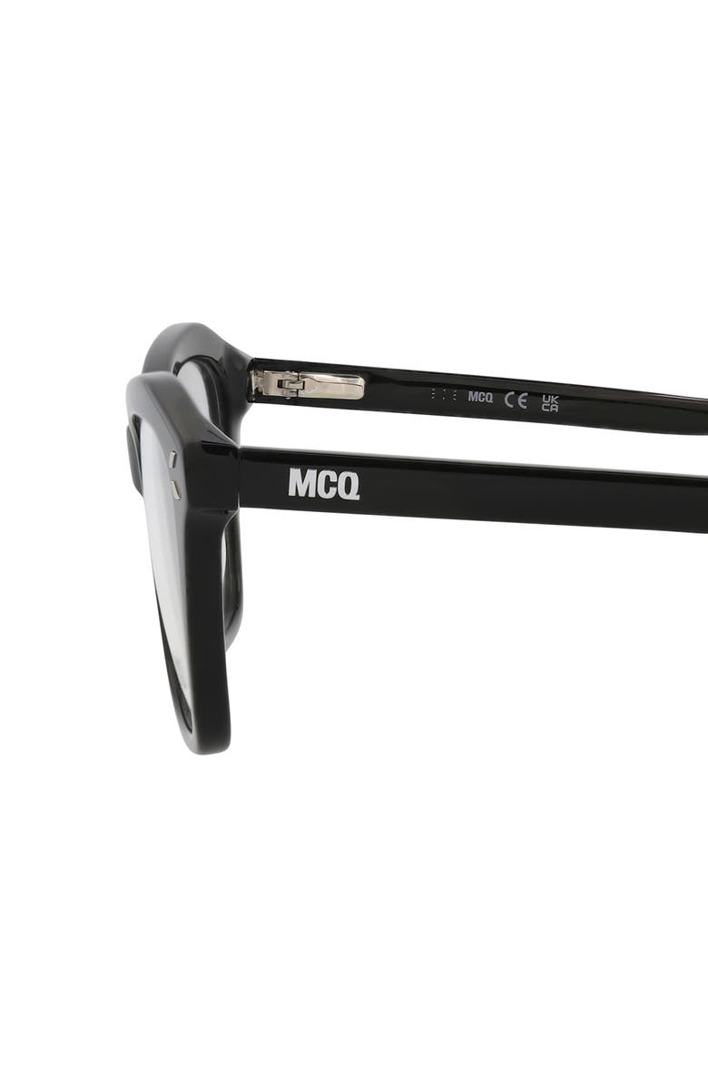McQueen 52mm Cat Eye Optical Glasses, Alternate, color,