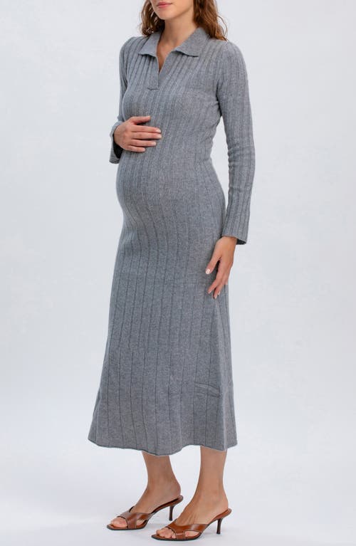 Pietro Brunelli Maternity Beatrice Maternity Midi Dress In Multi