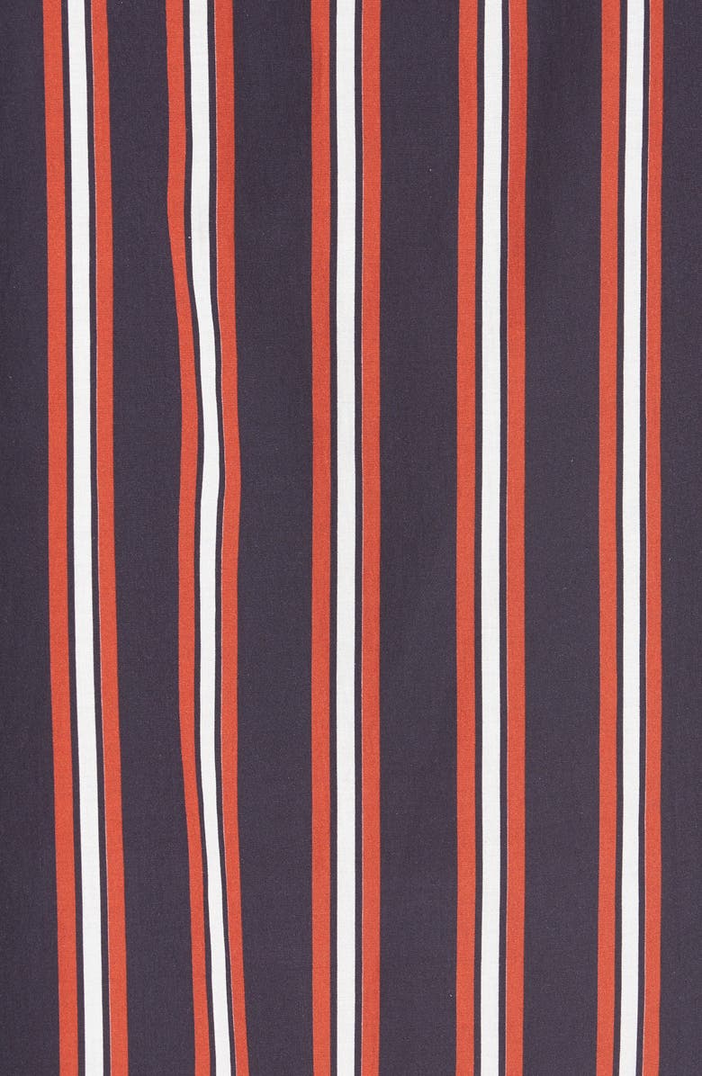 Topman Stripe Camp Shirt, Alternate, color, 