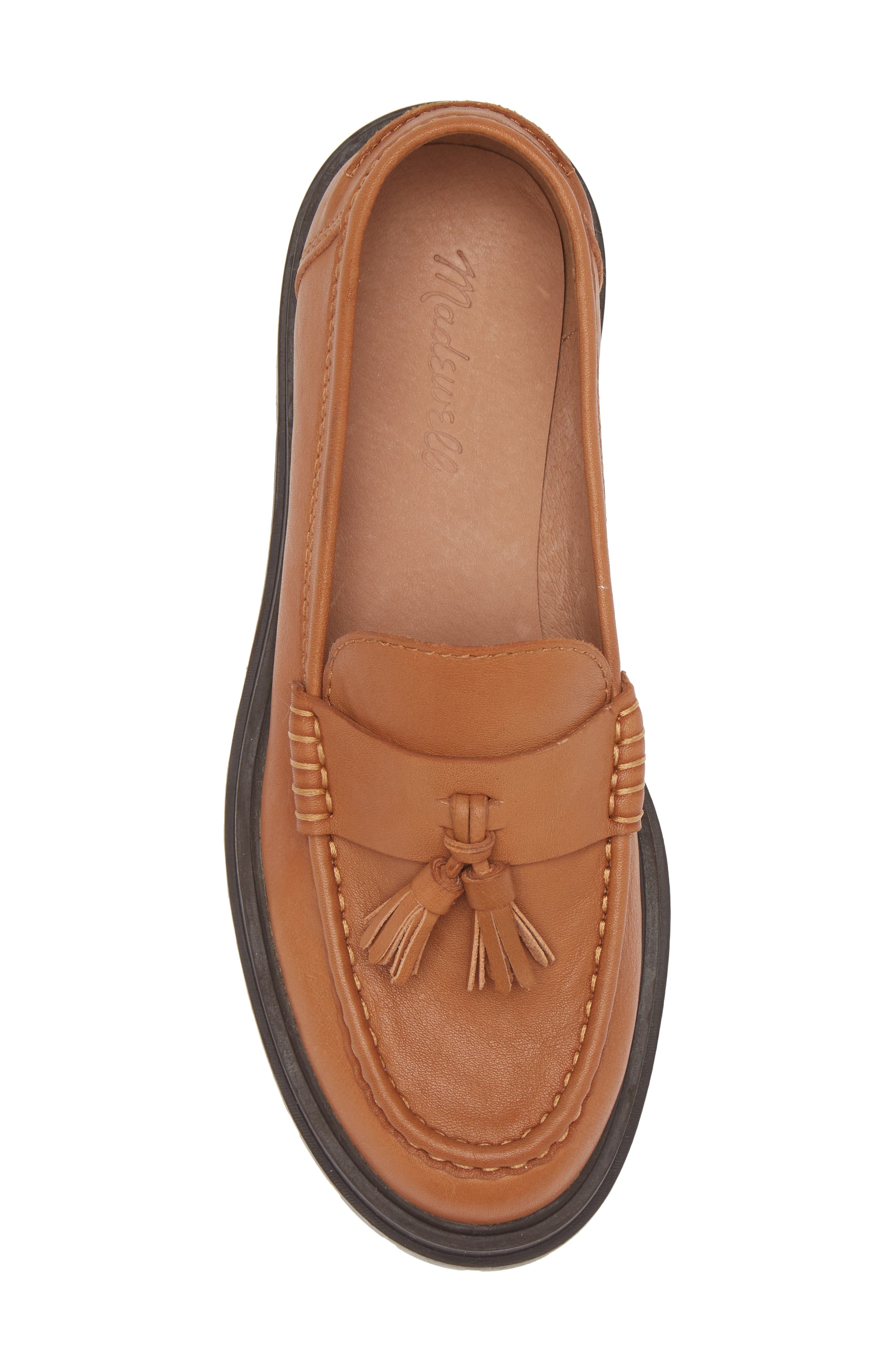 Madewell The Bradley Tassel Lugsole Loafer, Alternate, color, 