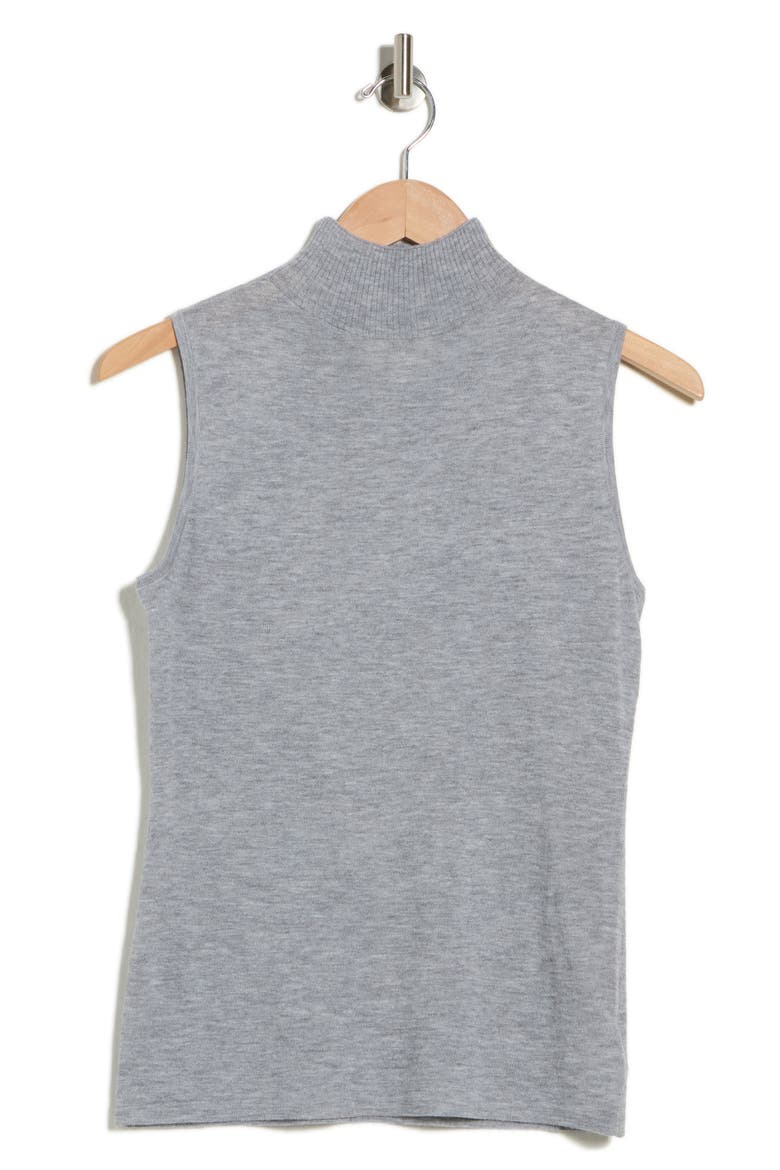Sleeveless Turtleneck, Alternate, color, ASHEN