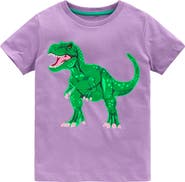 Mini Boden Kids' Glow in the Dark Cotton Graphic T-Shirt
