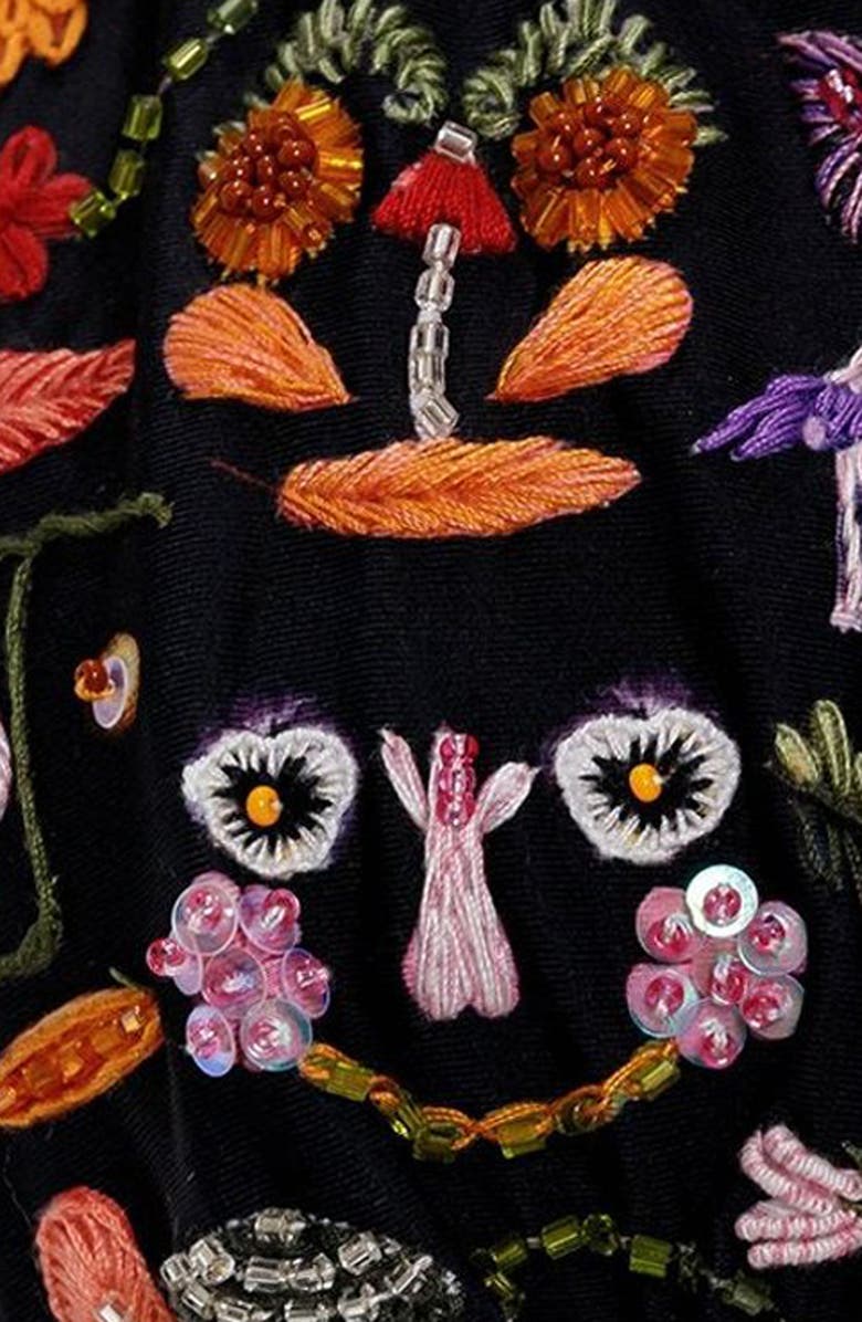 Agua Bendita Lolita Mbar Triangle Bikini Top, Alternate, color, Black