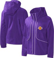 G-III 4HER BY CARL BANKS Women's G-III 4Her by Carl Banks Purple Los Angeles Lakers Last Shot Full-Zip Hoodie