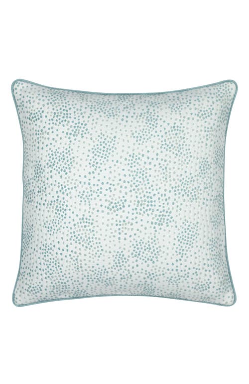Elaine Smith Speckle Surf With Chenille Dots Indoor & Outdoor Woven Accent Pillow