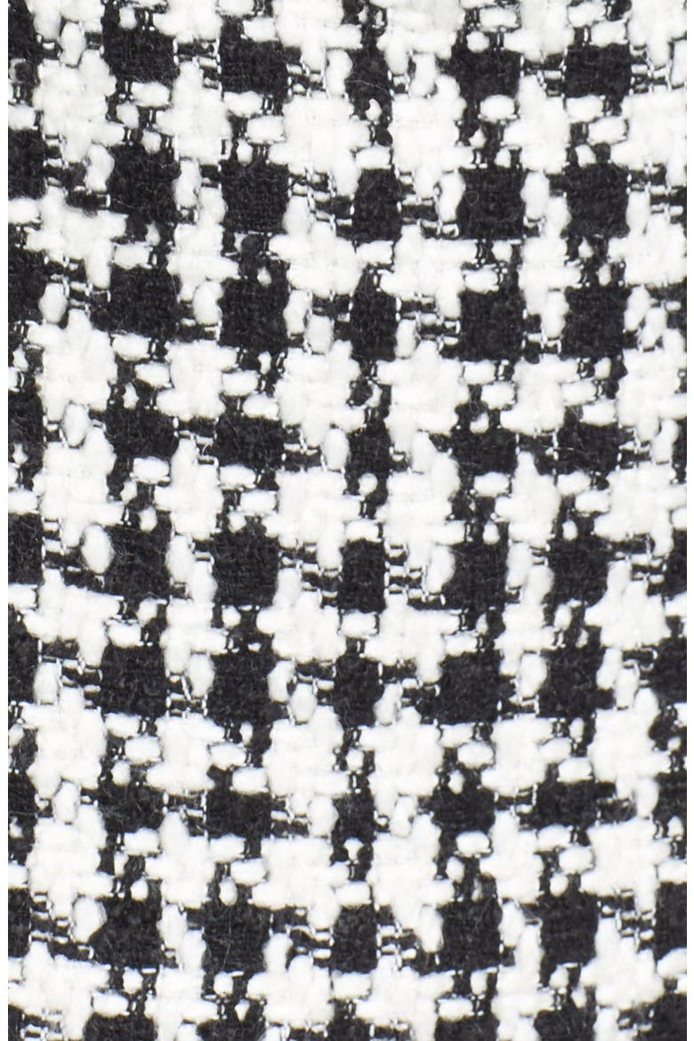 Houndstooth Coat, Alternate, color, BLACK/ WHITE