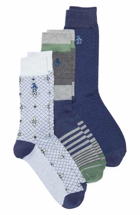 Kerwin Medallion Assorted 3-Pack Crew Socks