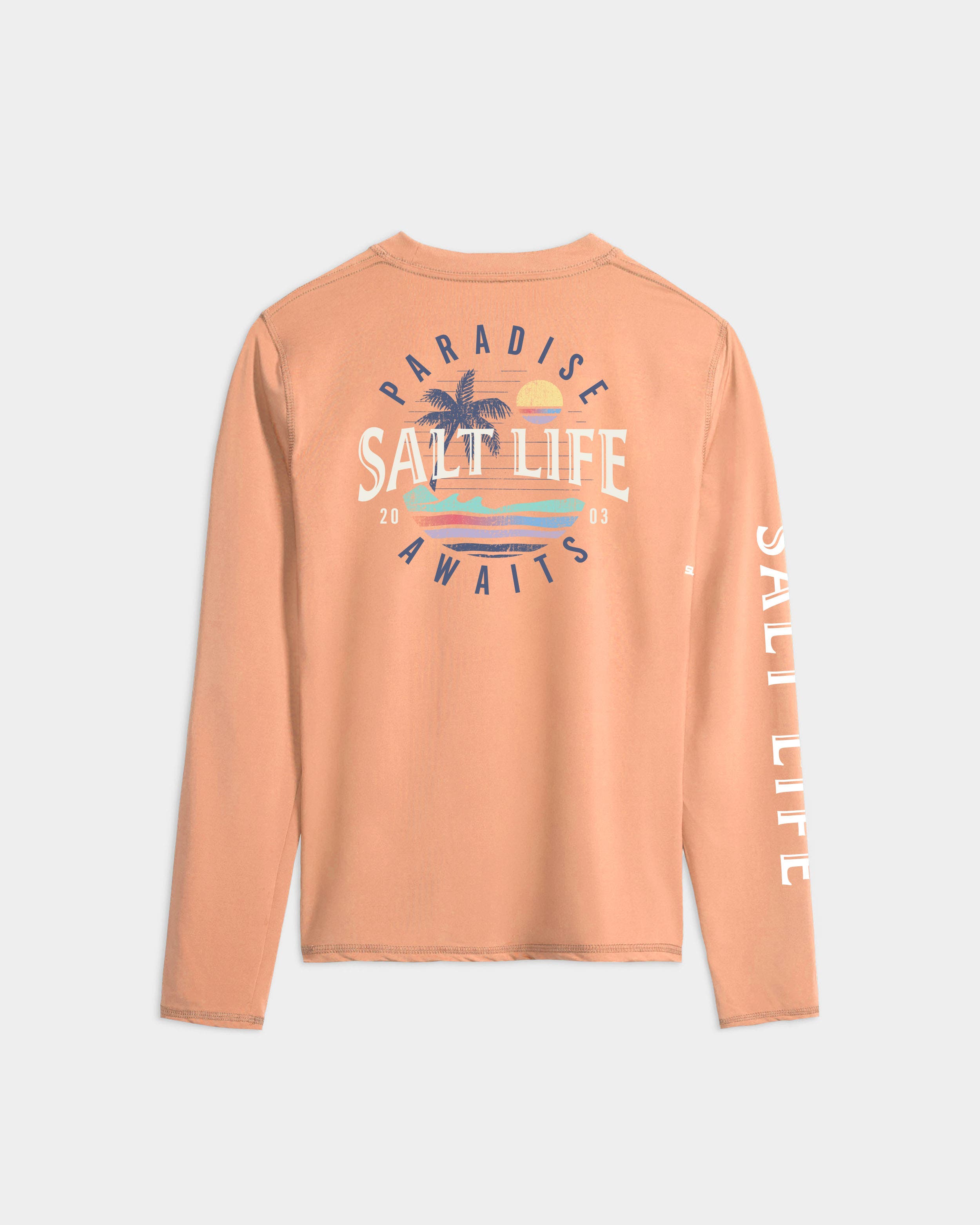 Paradise Awaits Performance Long Sleeve Tee - image 4