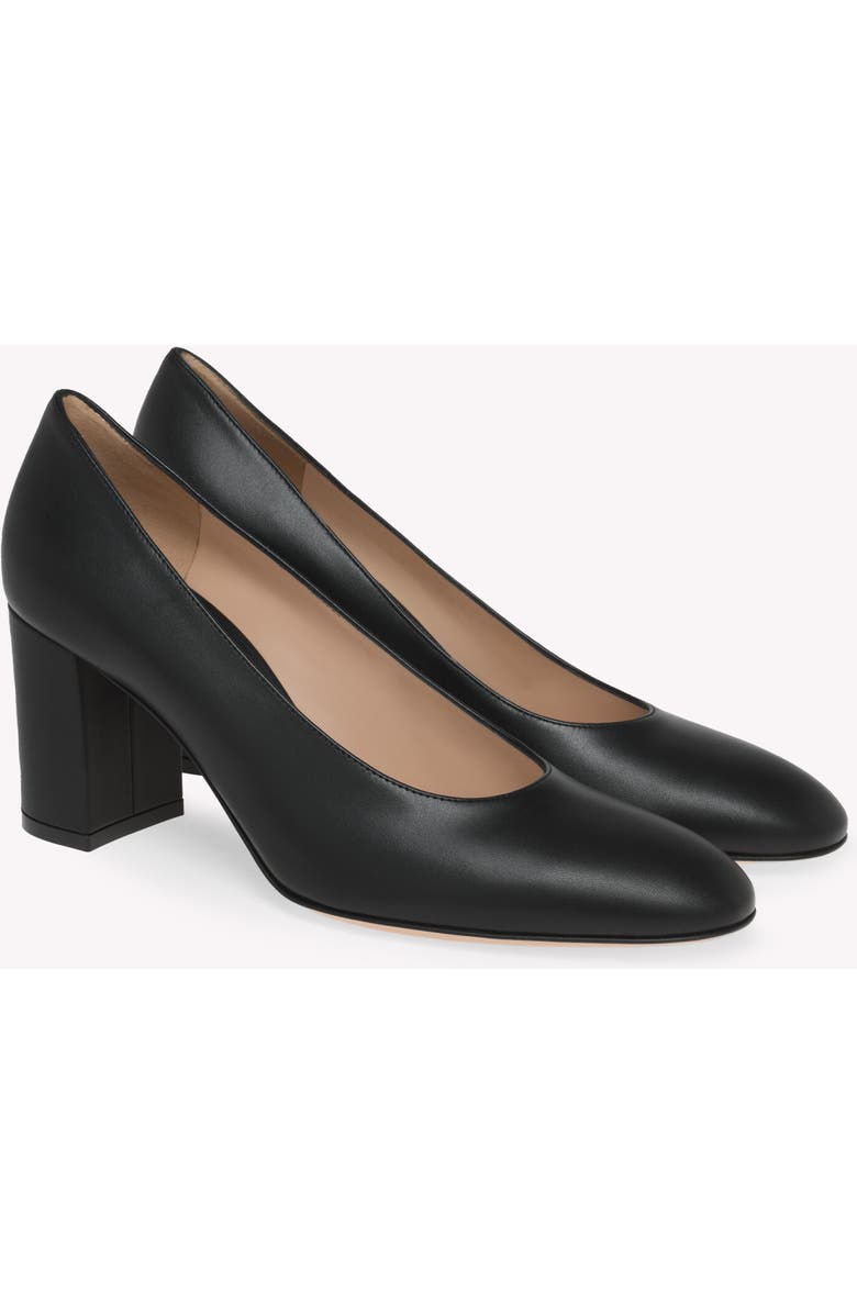 Gianvito Rossi Ryan Pump, Alternate, color, Black Leather