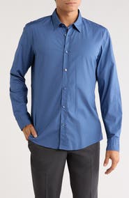 BOSS Roan Kent Long Sleeve Button-Up Shirt
