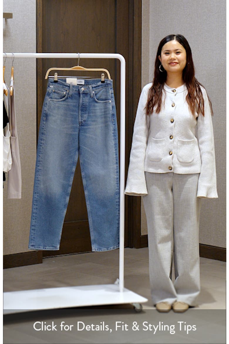 Delfina High Waist Ankle Straight Leg Jeans video