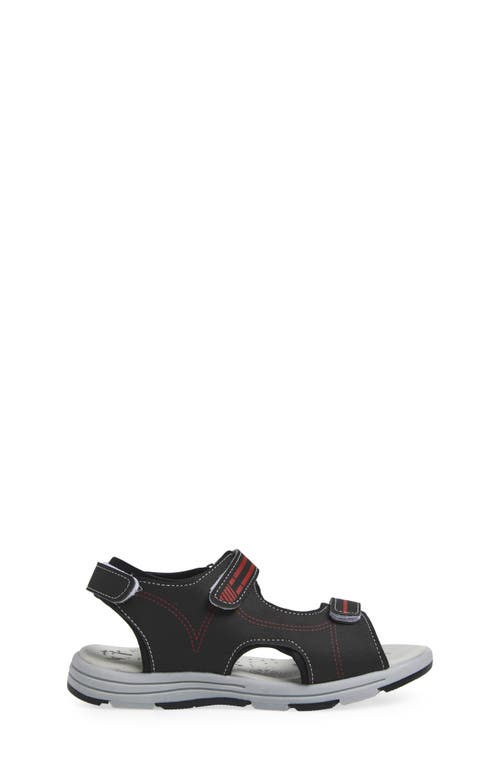 Extreme By Eddie Marc Kids' Double Strap Sandal In Black