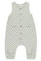 Check Print Cotton & Linen Romper