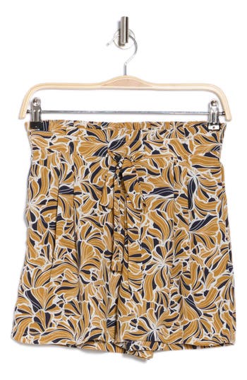 Dr2 By Daniel Rainn Tie Front Pull-on Shorts