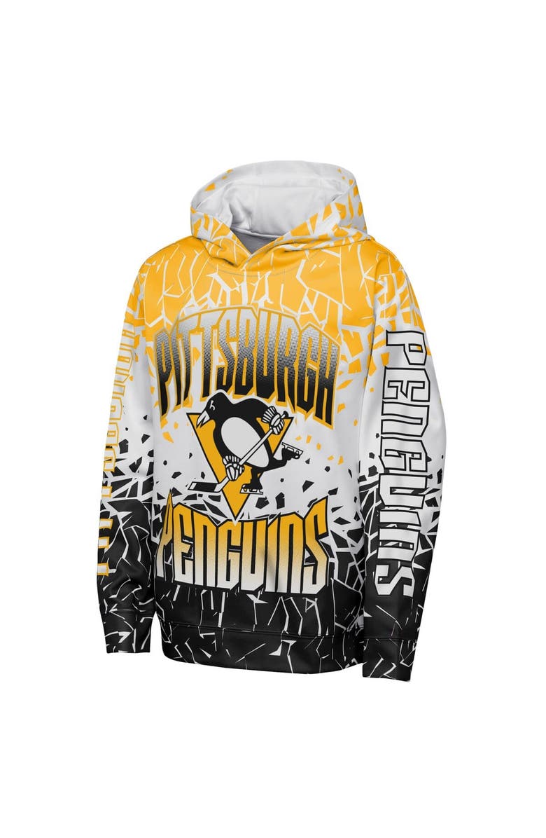 Outerstuff Youth Outerstuff Gold Pittsburgh Penguins Frozen Frenzy Hoodie, Alternate, color,