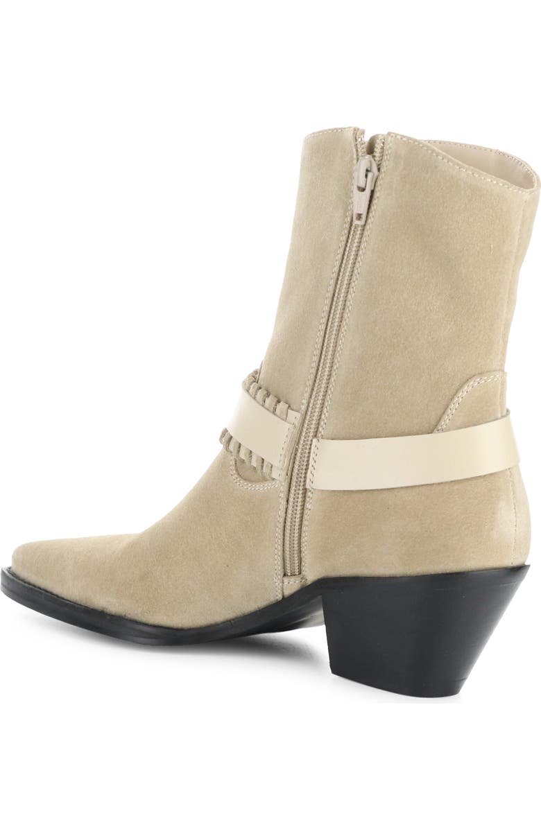 Bos. & Co. Tartan Bootie, Alternate, color, Beige Suede
