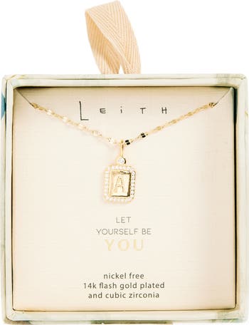 Initial Pendant Necklace
