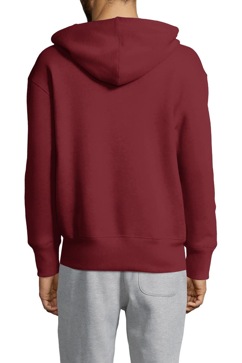 Century Collection Logo Pullover Hoodie, Alternate, color, CHERRY PIE