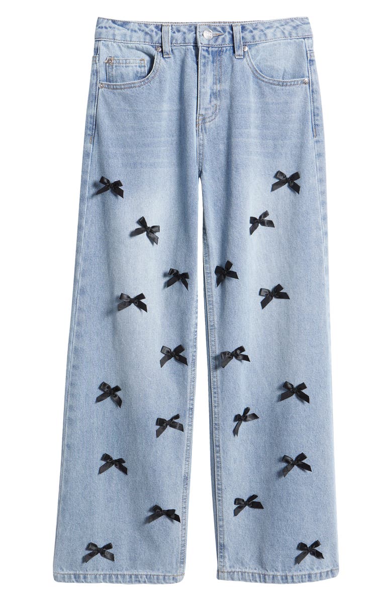 Truce Kids' Mid Rise Nonstretch Straight Leg Jeans, Main, color, 