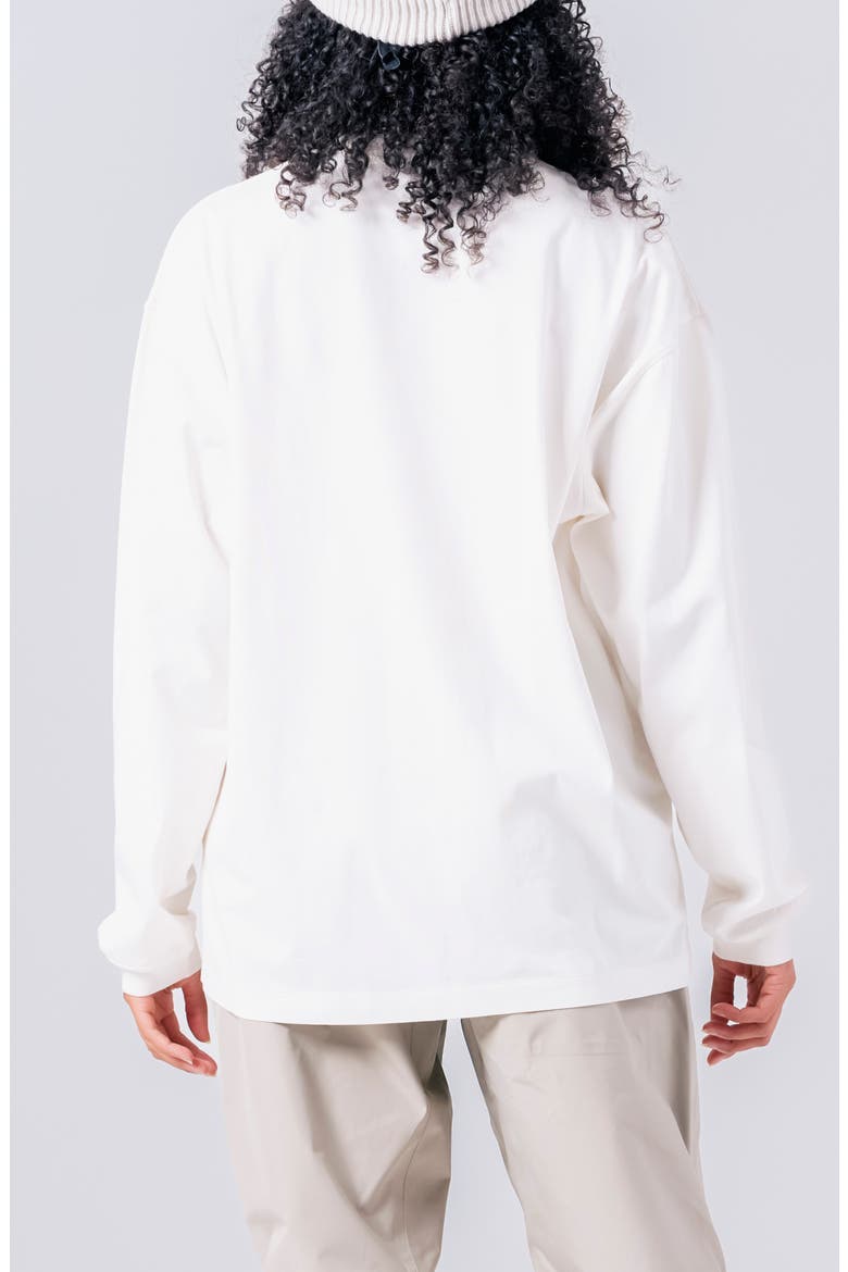 OG Mercerized Long Sleeve T-Shirt, Alternate, color, OFF WHITE