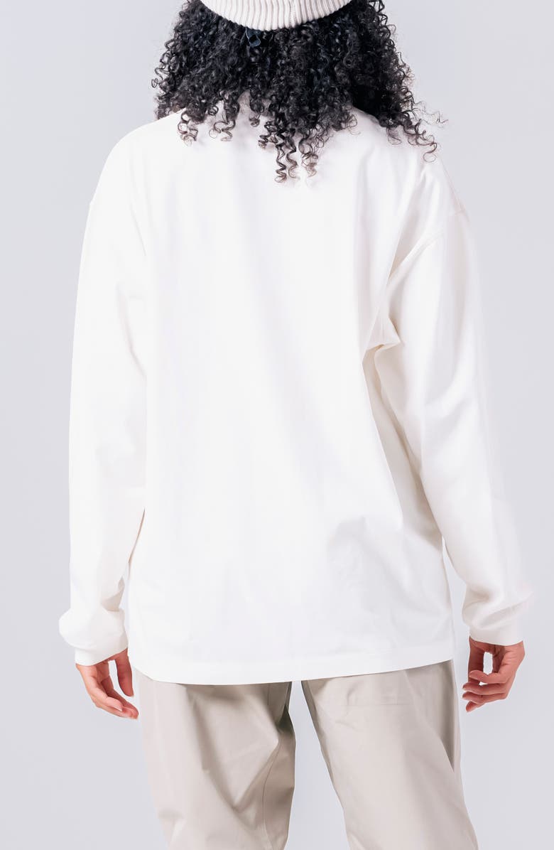 Snow Peak OG Mercerized Long Sleeve T-Shirt, Alternate, color, Off White