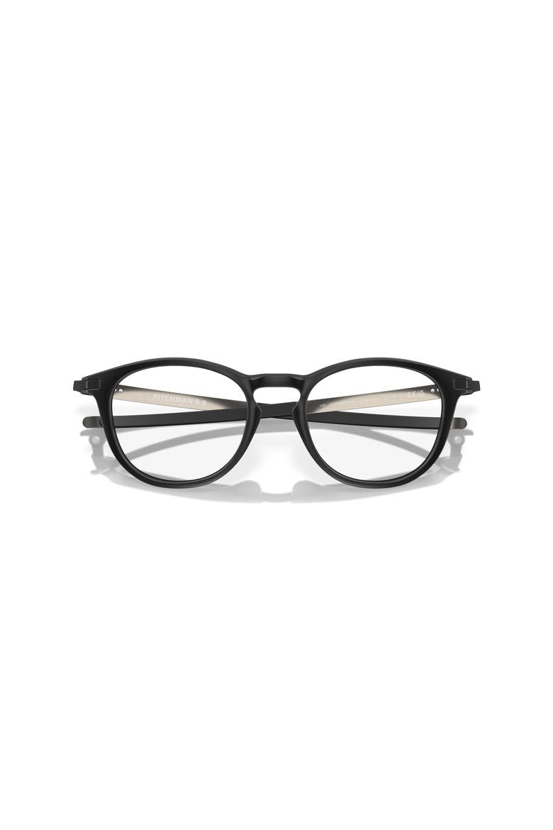 52mm Round optical glasses, Alternate, color, Black