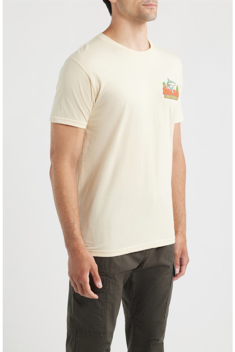 Water Graphic T-Shirt, Alternate, color, CREAM
