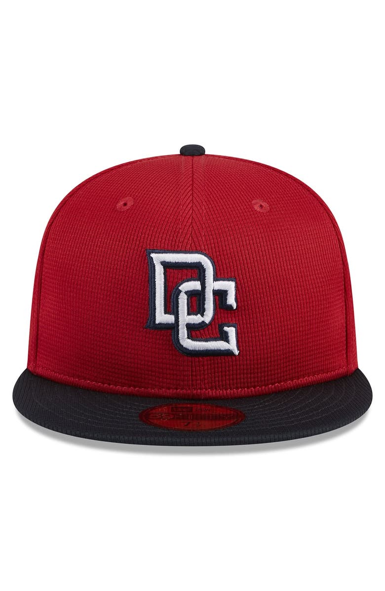 New Era Men's New Era Red Washington Nationals 2024 Batting Practice 59FIFTY Fitted Hat, Alternate, color, Red
