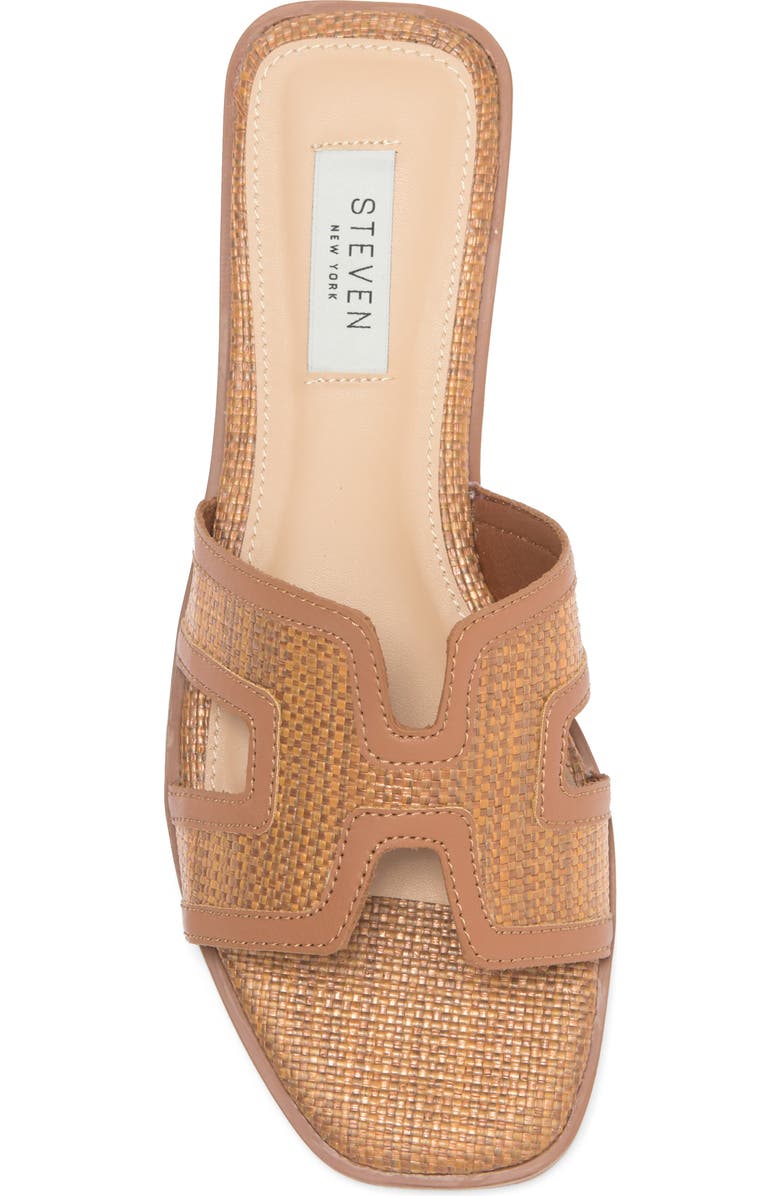 Steven New York Harlien Slide Sandal, Alternate, color, Tan Multi
