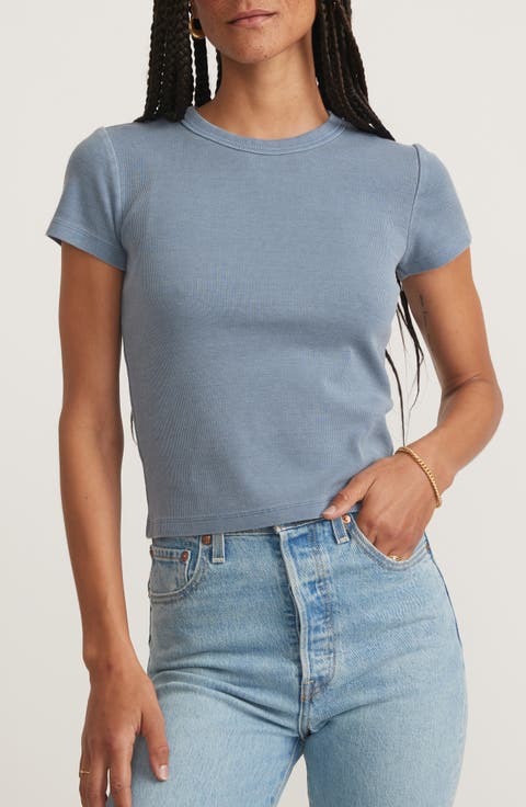 Lexi Sun-In Crewneck Rib T-Shirt