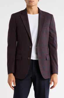 Original Penguin Plaid Notch Lapel Sport Coat