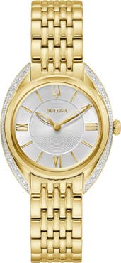 BULOVA Classic Diamond Bracelet Watch, 30mm