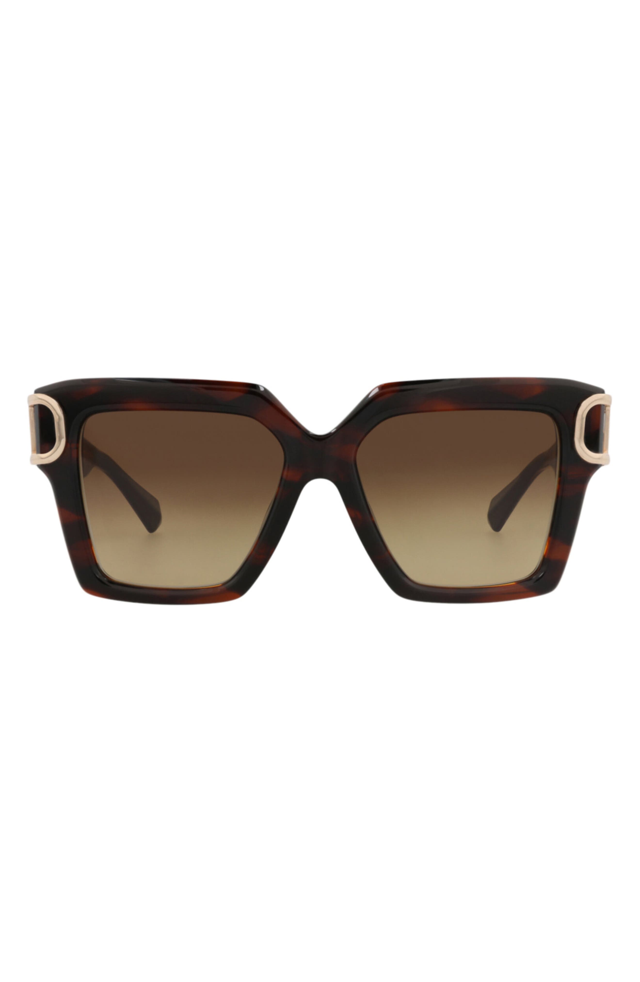Valentino 50mm Polarized Square Sunglasses
