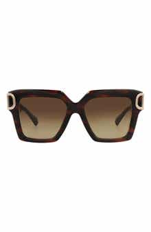 Valentino 50mm Polarized Square Sunglasses