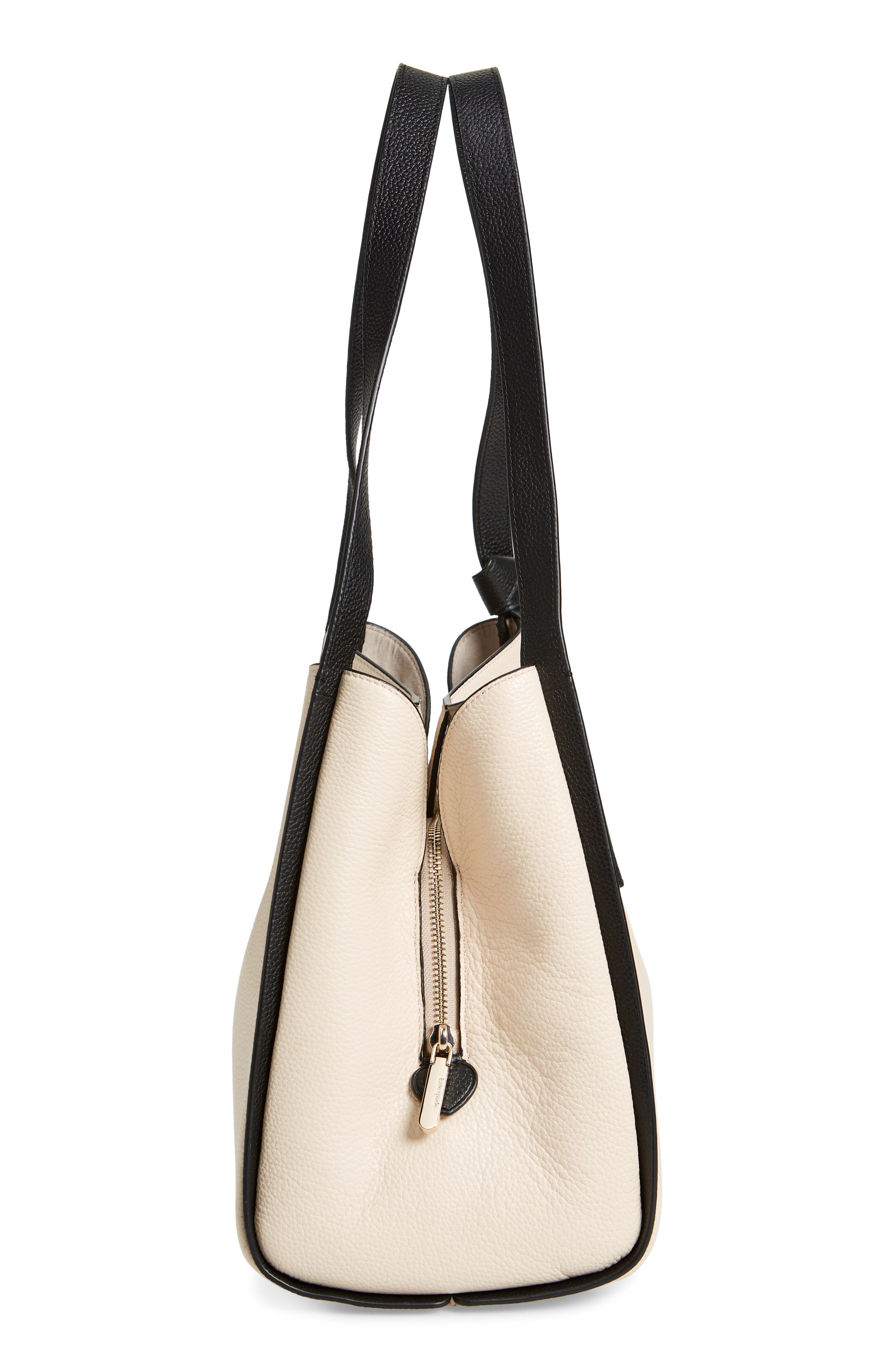 Kate Spade New York knott colorblocked pebble leather tote, Alternate, color, 