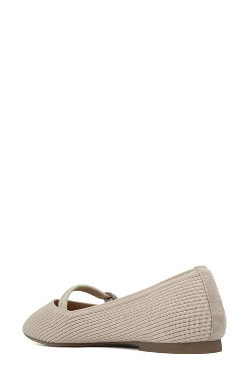Me Too Glory Rib Knit Mary Jane Flat In Brown