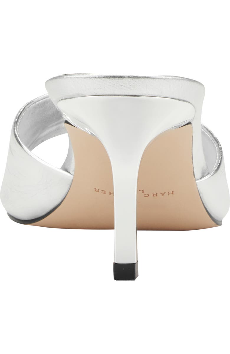 Marc Fisher LTD Finny Slide Sandal, Alternate, color, Metallic Silver