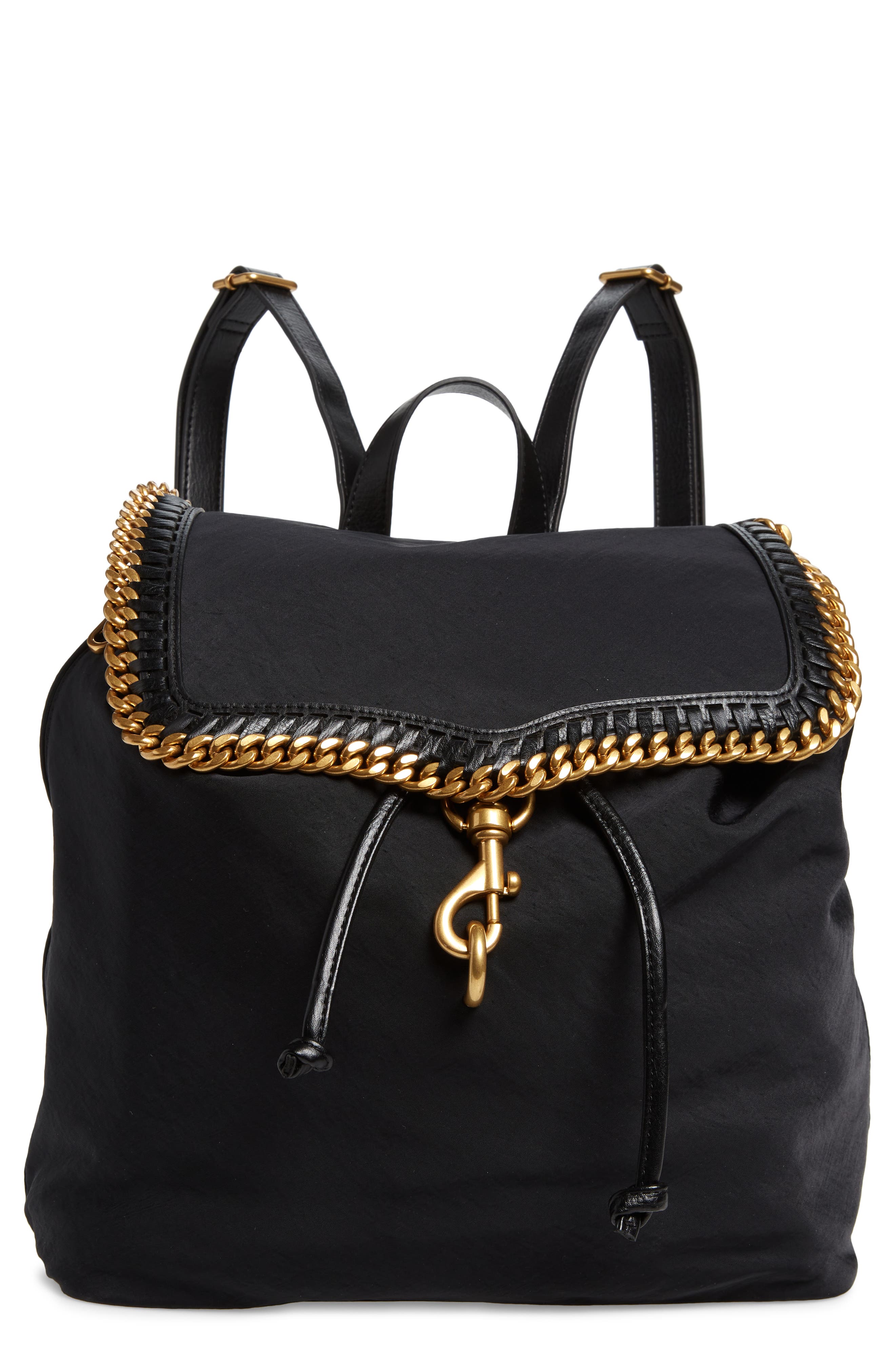 Rebecca Minkoff Woven Chain Backpack, Main, color, 