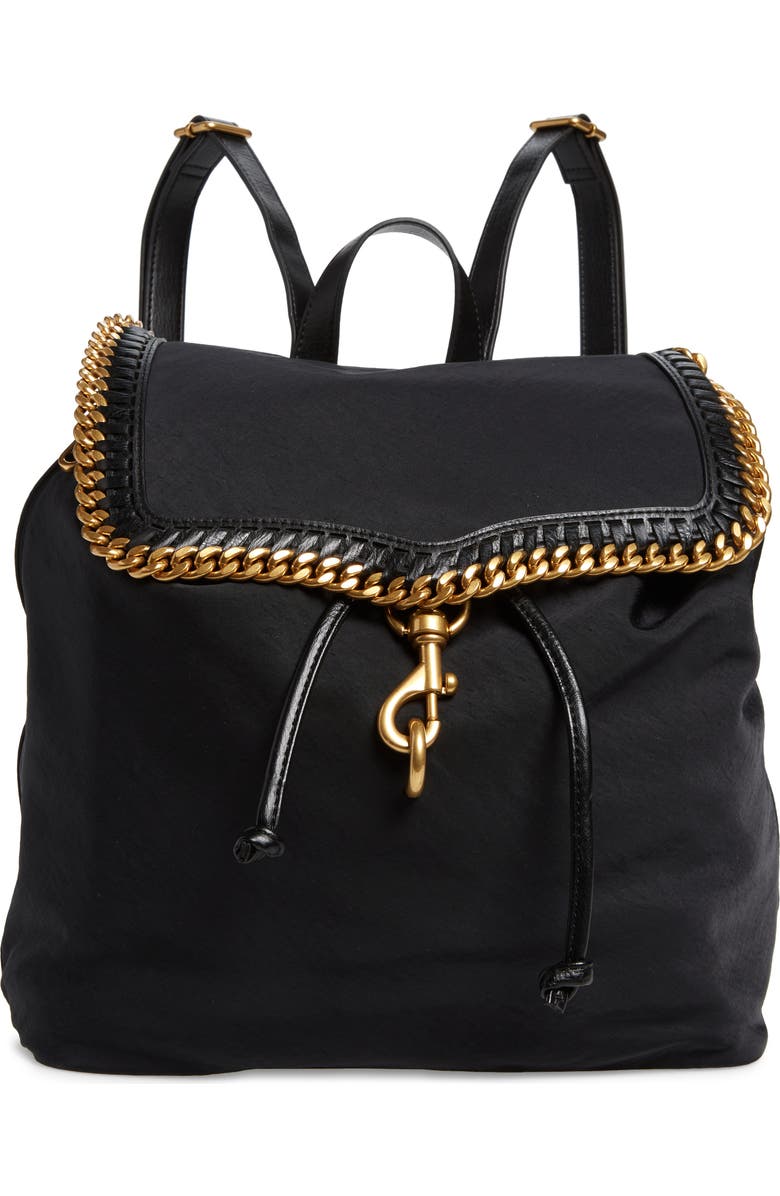 Rebecca Minkoff Woven Chain Backpack, Main, color,