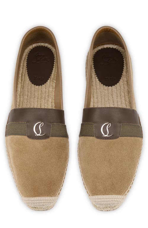 Christian Louboutin Alfarica Nubuck Leather Espadrilles
