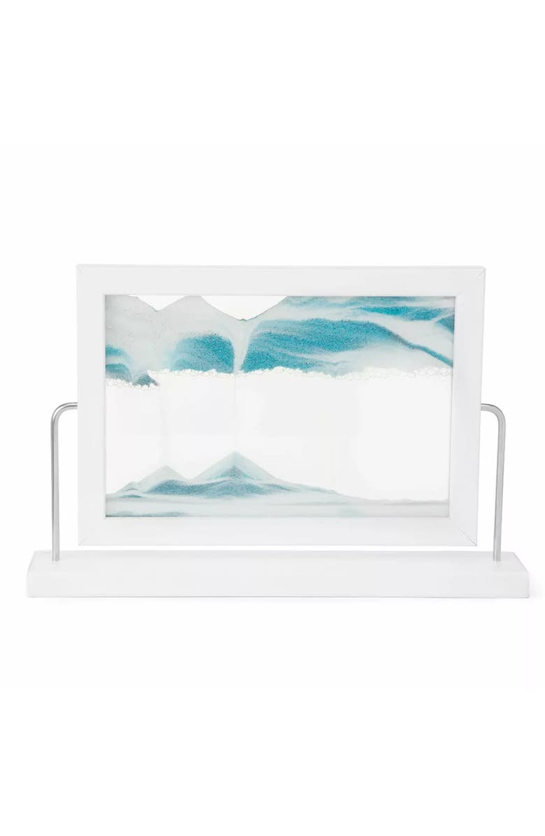 Uncommon Goods Ocean Sand Art by Pitkin Stearns, Alternate, color, Blue / White