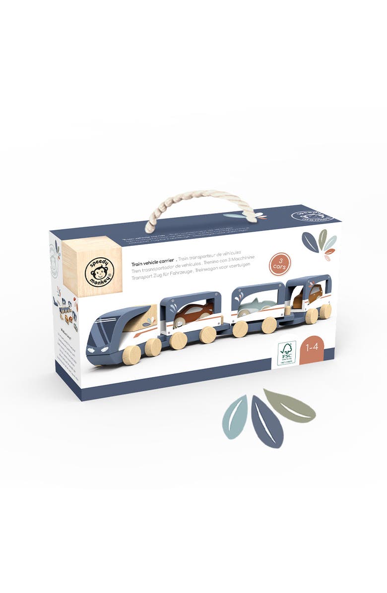 Speedy Monkey Train Vehicle Carrier, Alternate, color, Multi