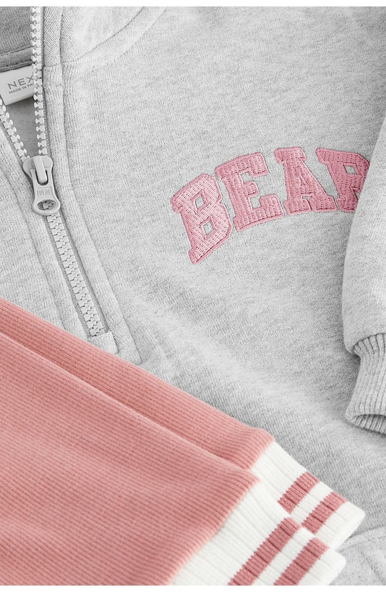 NEXT Kids' Half Zip Sweatshirt & Leggings Set, Alternate, color, Grey