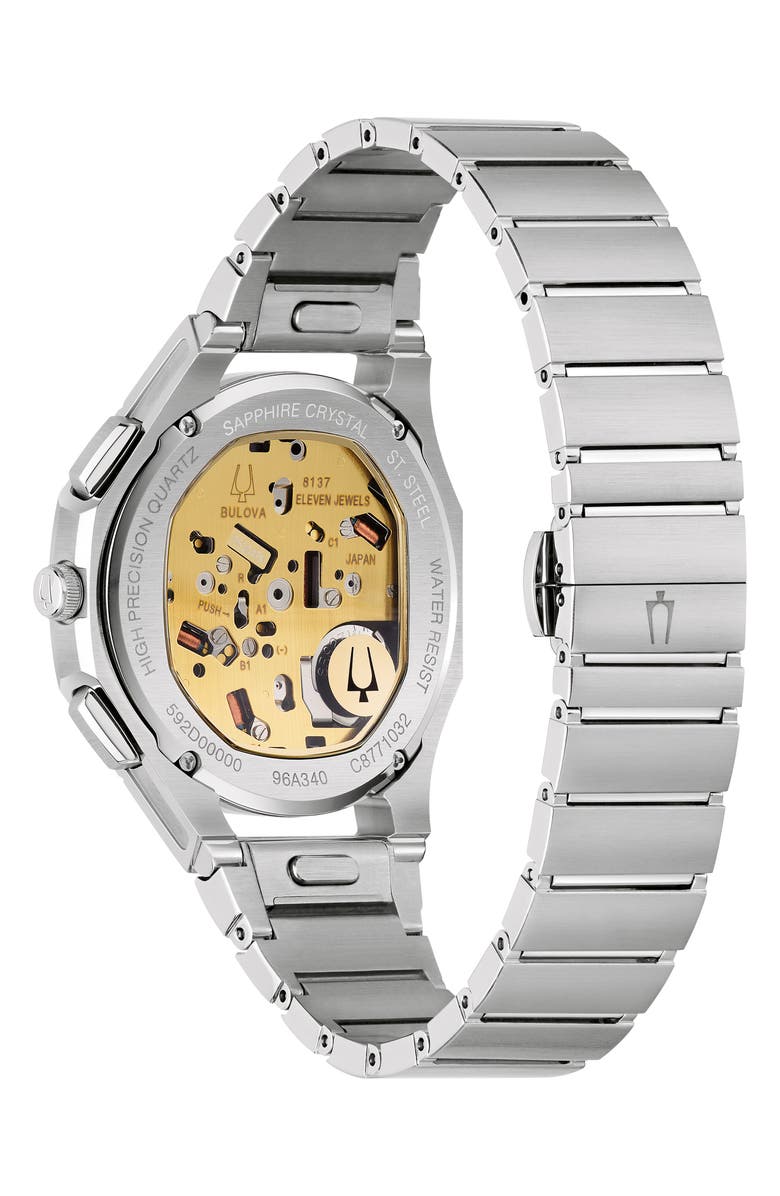 BULOVA CURV Progressive Chronograph Watch Set, 41.5mm, Alternate, color,