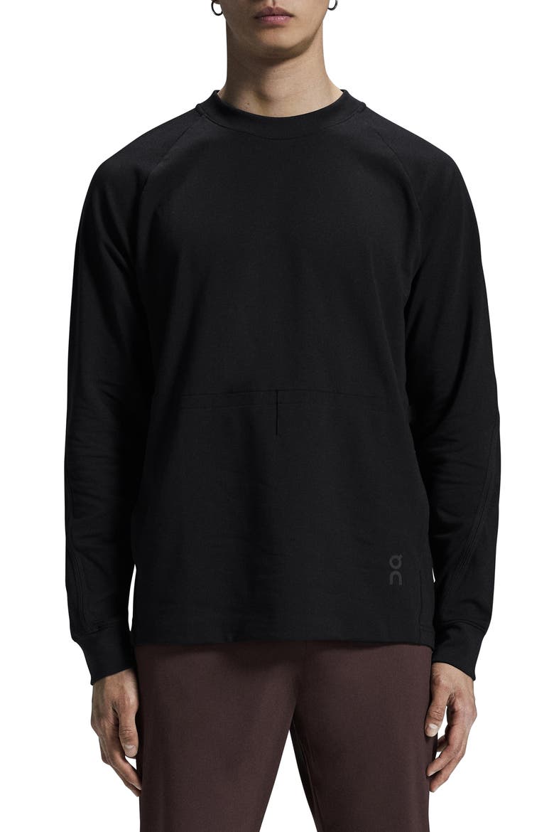 Studio Long Sleeve T-Shirt, Main, color, BLACK