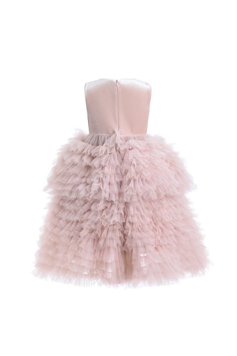 Sparkle Tiered Tulle Dress, Alternate, color, Pink