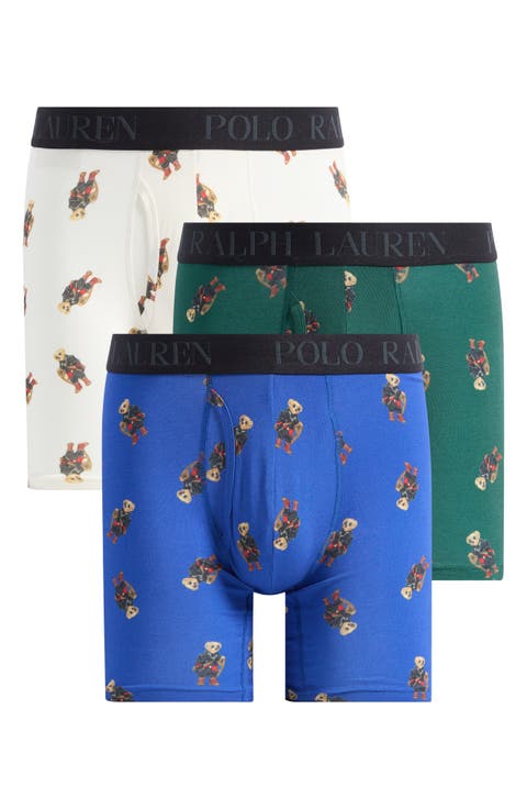 Assorted 3-Pack Cotton & Modal Boxer Briefs Gift Box