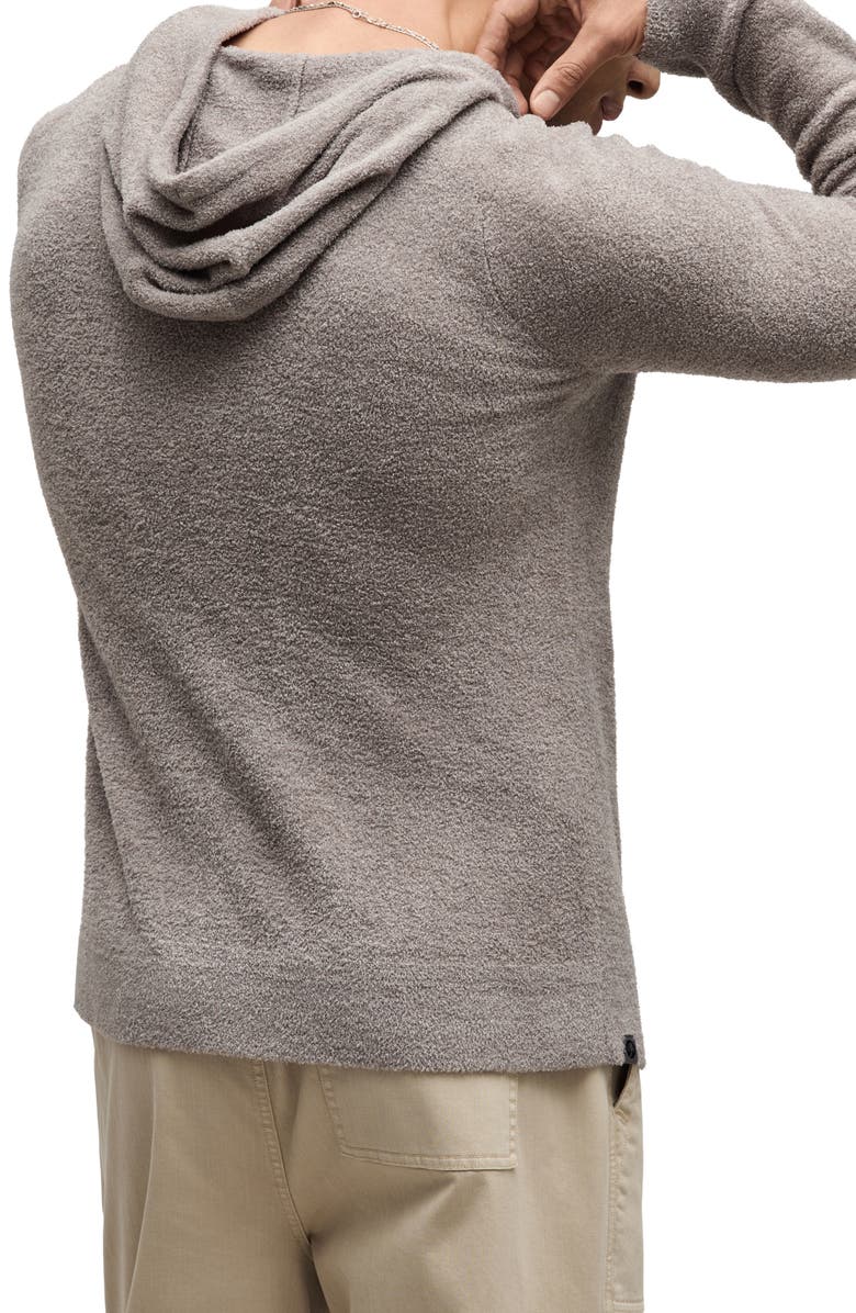 Barefoot Dreams<sup>®</sup> CozyChic<sup>™</sup> Lite Hoodie, Alternate, color, Gray Skies