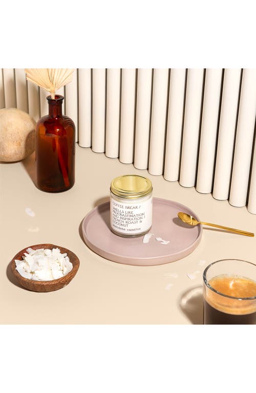 Anecdote Candles Coffee Break Candle In White
